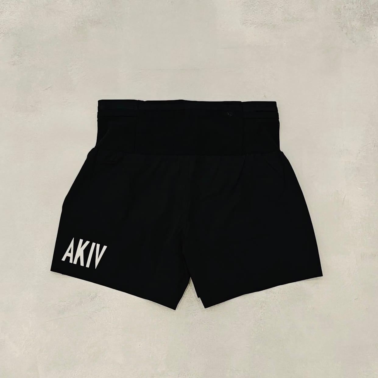 AKIV Multi-Pocket Pro Running Shorts Unisex | Triangular inner | Black
AKIV 多功能跑步褲專業男女款 | 三角內膽版 | 黑色