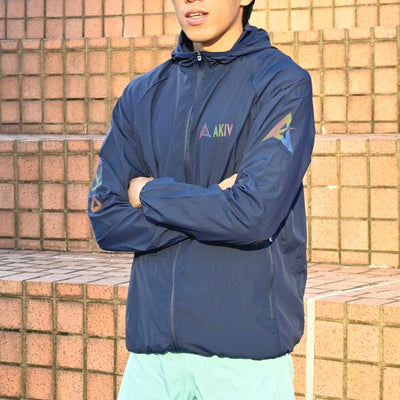 AKIV Running Breathable Waterproof Packable Jacket Unisex | Navy
AKIV 跑步透氣跣水收納式風褸男女款 | 深藍色