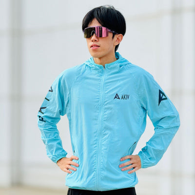 AKIV 跑步透氣跣水收納式風褸男女款 | 薄荷綠色