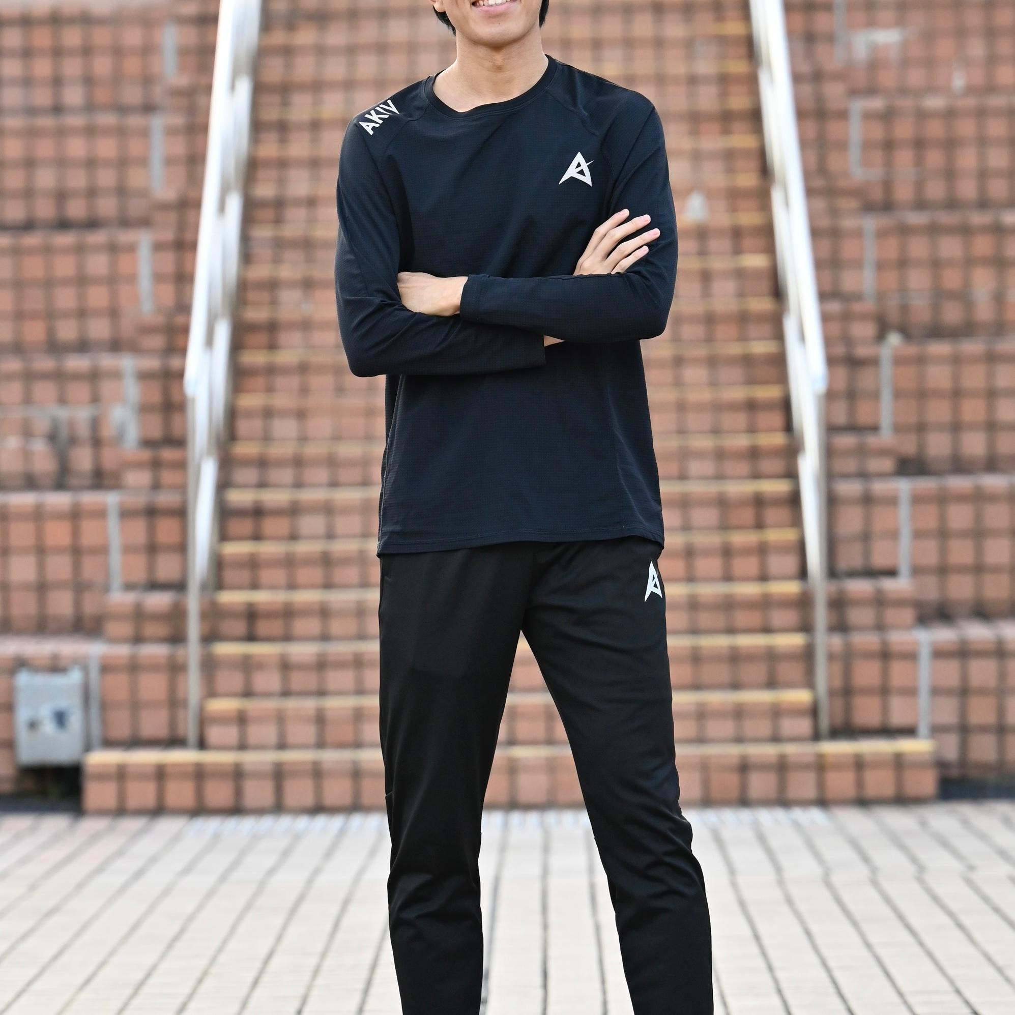 AKIV Running Thin Style Long Sleeves Tee Unisex | Black
AKIV 跑步薄款長袖T恤男女款 | 黑色