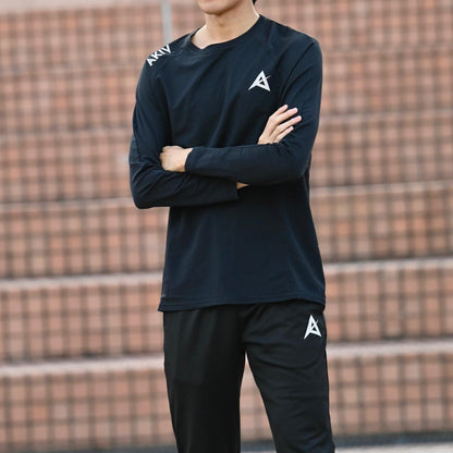 AKIV Running Thin Style Long Sleeves Tee Unisex | Black
AKIV 跑步薄款長袖T恤男女款 | 黑色