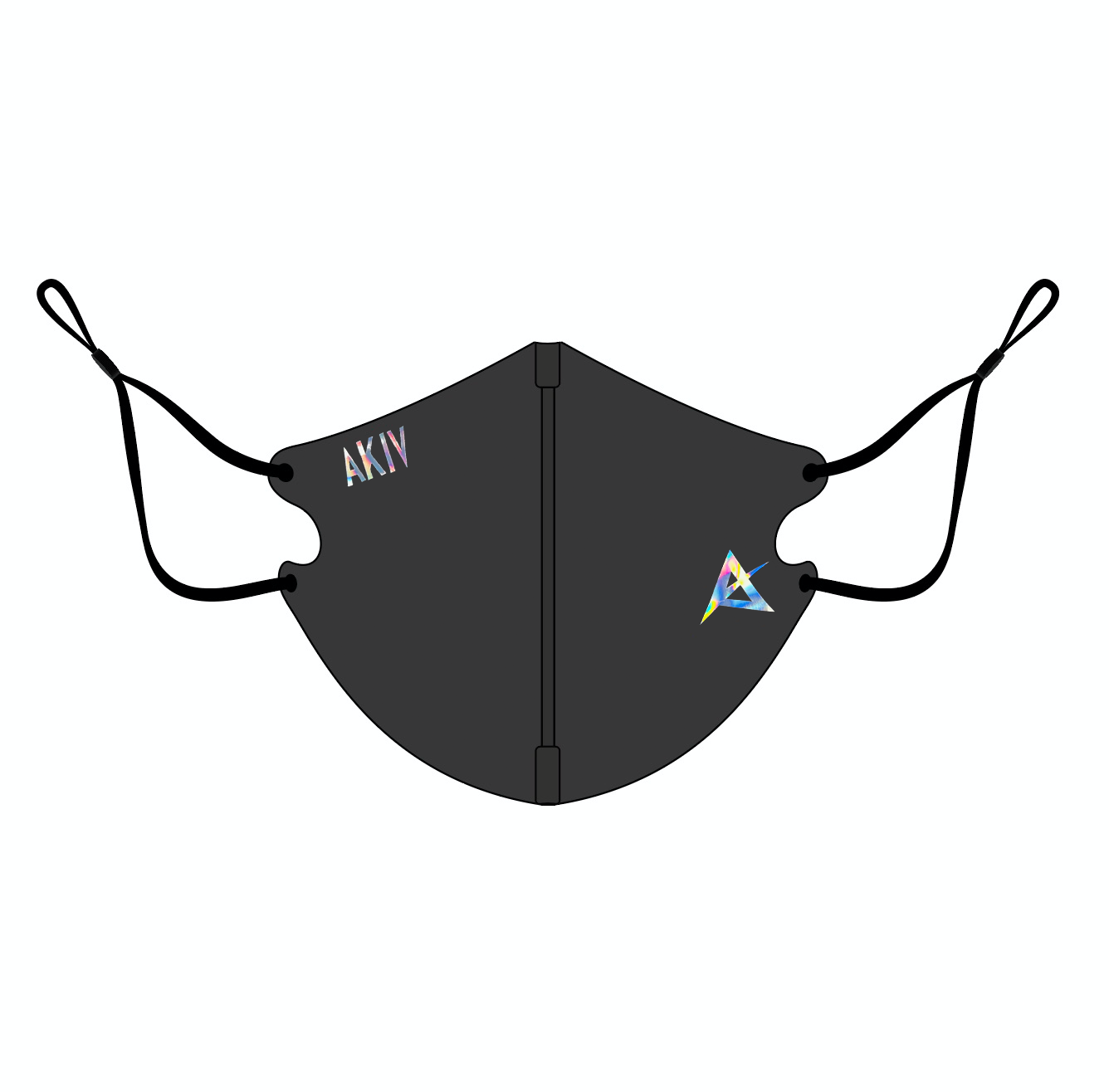 AKIV Sports Running Mask  (Metal Logo)